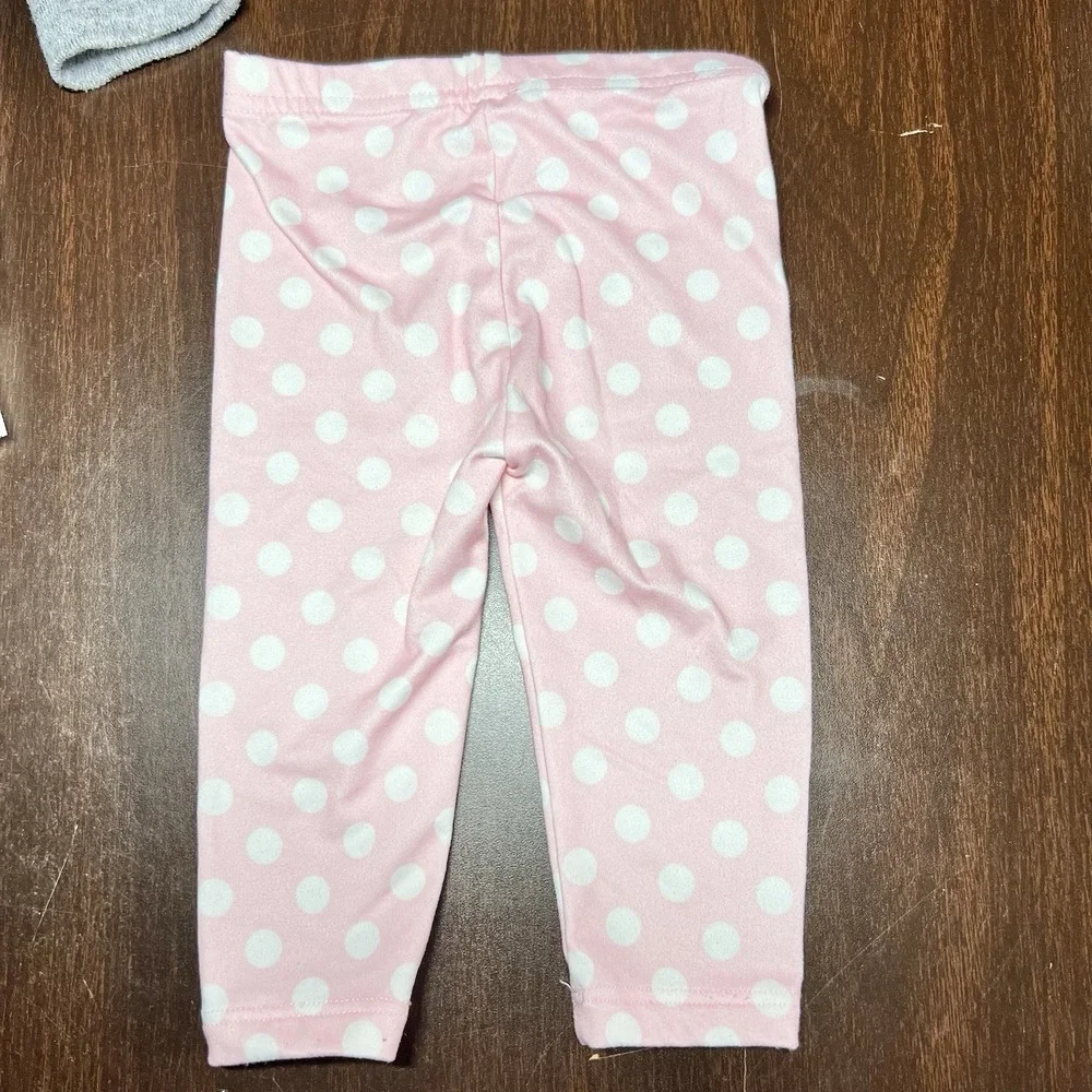 Disney Baby Minnie Mouse Outfit Girls 3–6M LOVE‎ Top Polka Dot Pants Set EUC
